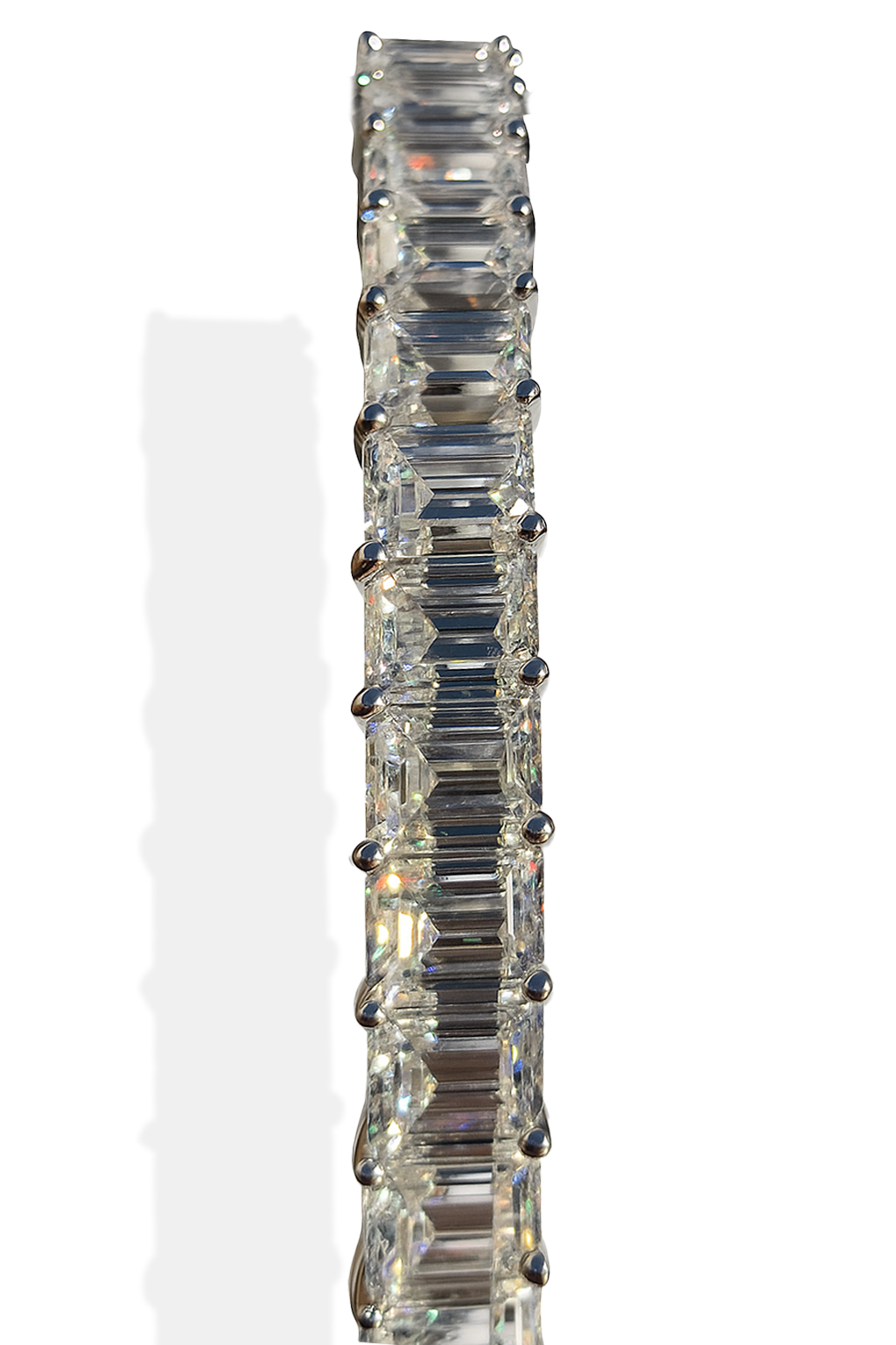 Pulsera con corte esmeralda unisex - Imagen 3