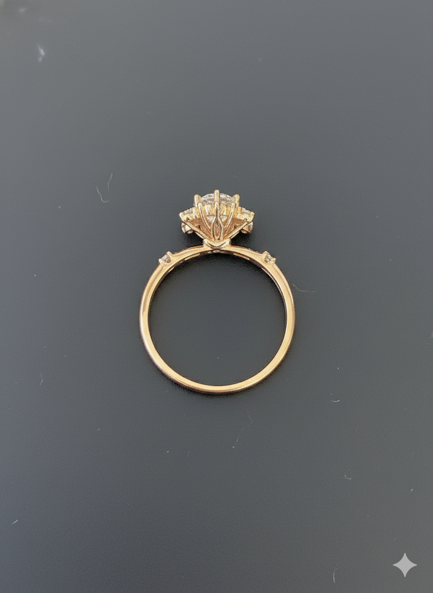 Flocon de neige Diamante y oro - Imagen 3